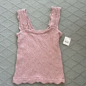 Free people Love Letter Cami- Dawn Pink